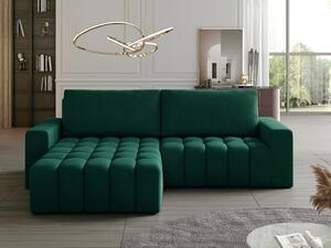 Kutna garnitura Elyria 158, Zelena, 92x250x175cm, Bor