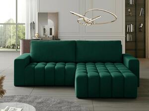 Kutna garnitura Elyria 158, Zelena, 92x250x175cm, Bor