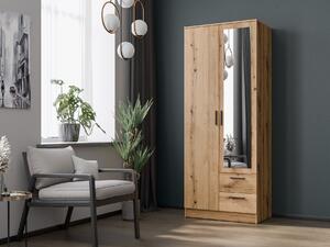 Ormar Orlando 224, Lagani hrast, 204.7x80x52cm