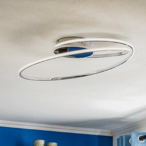 Lindby Dorle LED stropno svjetlo, krom, Ø 60 cm