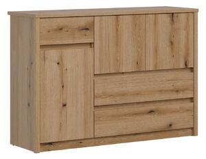 Komoda Melmavo 103, Hrast, 88x126.5x39cm