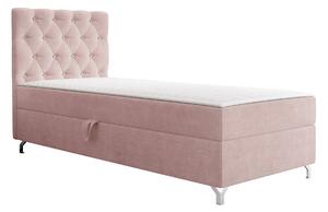 Boxspring krevet Memphis 142, 114x80cm, Bor