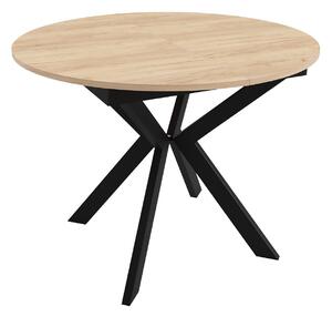 Stol Oswego 112, Crna, Obrt zlatni hrast, 76cm