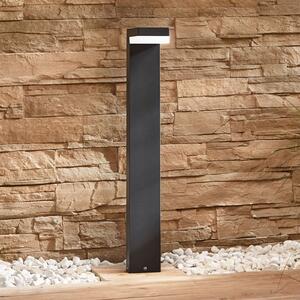 Lindby LED putna svjetiljka Dionys, visina 70 cm, antracit, metal, Crno, Metal