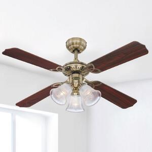 Westinghouse Princess Trio ventilator sa svjetlom, Drvo, Dnevni boravak/blagovaonica, Plastika