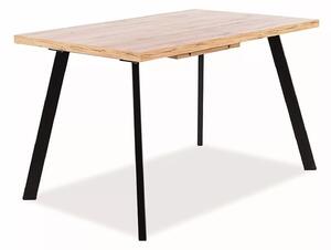 Stol Detroit 298, Crna, Artisan hrast, 75x80cm