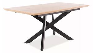 Stol Detroit 300, Hrast, Crna, 76x90cm