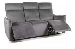 Podesiva sofa Detroit 383, Siva, 102x182x86cm