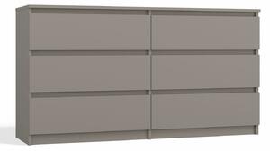 Komoda Elbvelu 102, Siva, 75x138x40cm