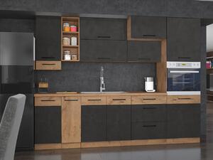 Modularan kuhinjski set Wood Grey 136, 210x270cm