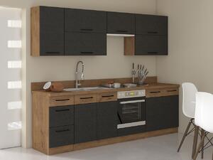 Modularan kuhinjski set Wood Grey 135, 260cm