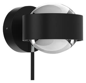 Puk Mini Wall+, G9 leće prozirne, mat crna/krom