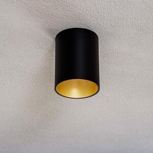 Nowodvorski Lighting Stropna svjetiljka Eye Tone, crna/zlatna, prigušiva, Crno, Dnevni boravak/blagovaonica, Metal