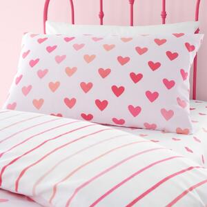 4-dijelna dječja posteljina za krevet za jednu osobu 135x200 cm So Soft Hearts and Stripes – Catherine Lansfield