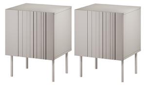 Set noćnih ormarića Evavese 104, Beige, 59x45x40cm