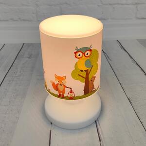 LED baterijska stolna lampa šumske životinje, USB, IP44