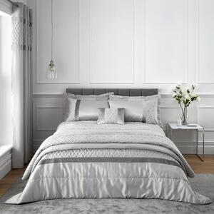 Siva posteljina za bračni krevet 200x200 cm Sequin Cluster – Catherine Lansfield