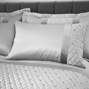 Siva posteljina za bračni krevet 200x200 cm Sequin Cluster – Catherine Lansfield