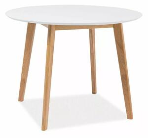 Stol Detroit 522, Hrast, Bijela, 75cm, Kaučuk