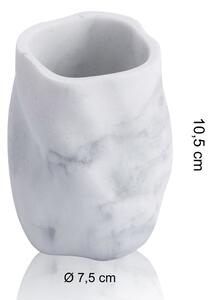 Bijeli mramoran set pribora za kupaonicu Marble – Tomasucci