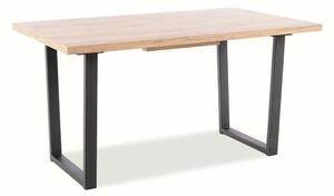 Stol Detroit 561, Artisan hrast, Crna, 76x85cm