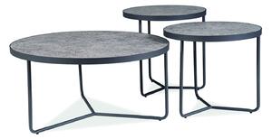 Stolići za kavu Detroit 570, Boja betona, 40cm