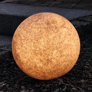 Svjetleća ukrasna kugla Mundan, 30 cm, terakota