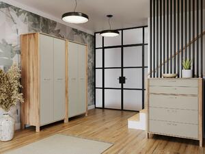 Set za hodnik Venmelu 118, Beige, Wotan hrast