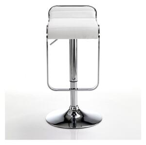 Bijela/u srebrnoj boji barska stolica 67 cm Snappy – Tomasucci