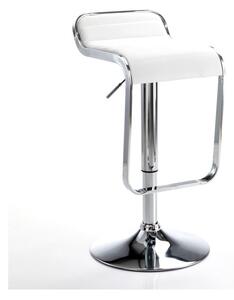 Bijela/u srebrnoj boji barska stolica 67 cm Snappy – Tomasucci