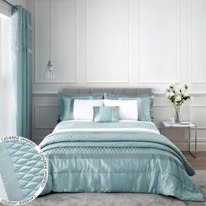 Bijela/plava posteljina za bračni krevet 200x200 cm Sequin Cluster – Catherine Lansfield