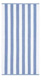 Bijeli/plavi pamučan ručnik 70x120 cm Stripe Jacquard – Bianca