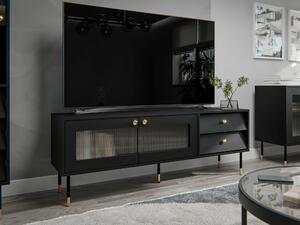 TV stol Feletri 102, Crna, 55x150x39cm