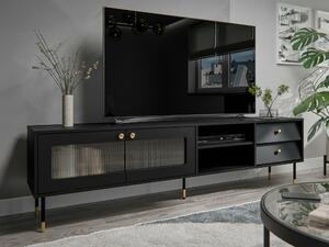 TV stol Feletri 103, Crna, 55x200x39cm