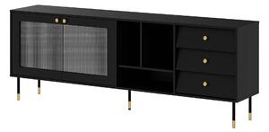 Komoda Feletri 104, Crna, 75x200x39cm