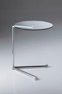 Okrugao pomoćni stol sa staklenom pločom stola 46x51 cm Hardy – Tomasucci