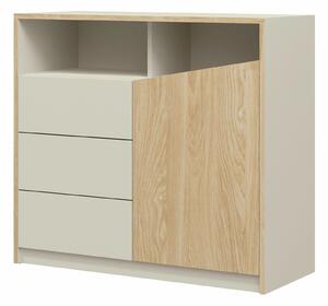 Komoda Tenreme 104, Hrast, Beige, 91x100x41cm