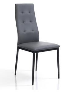 Sive blagovaonske stolice u setu 2 kom Nina – Tomasucci