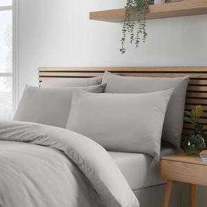 Siva posteljina za bračni krevet 200x200 cm So Soft Easy Iron – Catherine Lansfield