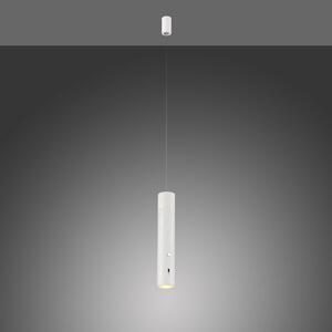 JUST LIGHT. GmbH Pričvrstite LED viseću svjetiljku na baterije, bijela, željezna, prigušiva, Bijela, Dnevni boravak/blagovaonica, Metal