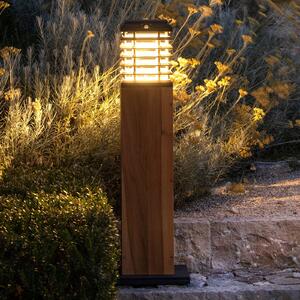 LED solarno svjetlo Tekura, Duratek sivo/sivo