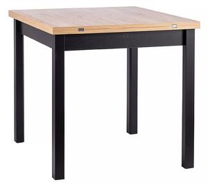 Stol Detroit 656, Artisan hrast, Crna, 78x80cm