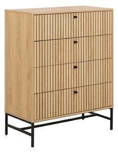 Komoda Norsica Levala 102, Lagani hrast, 100.1x80.6x40cm