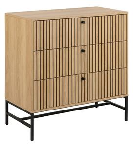 Komoda Norsica Levala 100, Lagani hrast, 80.4x80.6x40cm