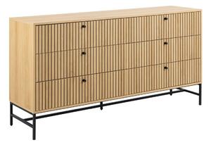 Komoda Norsica Levala 101, Lagani hrast, 80.4x157.9x40cm