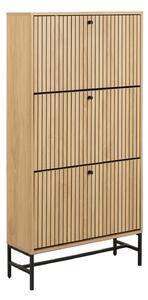 Polica za cipele Norsica Levala 107, Lagani hrast, 140.4x71.6x25cm