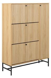 Polica za cipele Norsica Levala 108, Lagani hrast, 140.4x98.7x35cm