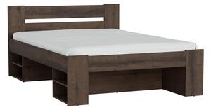 Krevet Novsore 130, Tamni hrast, 85.5x165cm