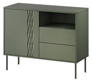 Komoda Tolete 100, Zelena, 75x100x40cm