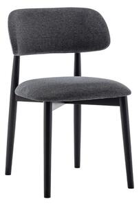 Stolac Beckley 123, Tamno sivo, Crna, 78x48x51cm
